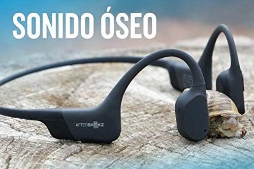 Aftershokz Aeropex (Rebranded as Shokz OpenRun) - Open-Ear Bluetooth Bone Conduction Sport Headphones - Sweat Resistant Wireless Earphones for Workouts and Running - Built-in Mic - Image 5