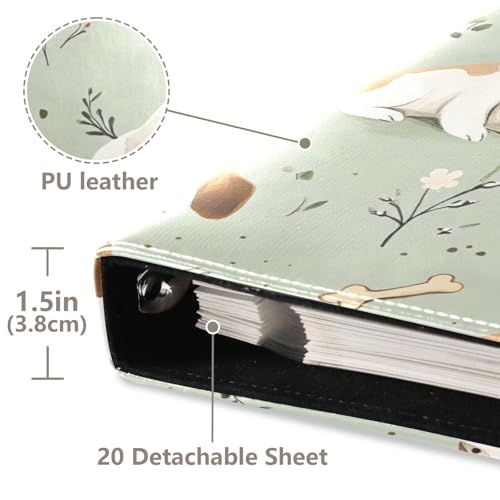 Álbum de fotos adhesivo DIY Scrapbook FLildon 3 anillos 40 páginas 8x10 miniatura 4