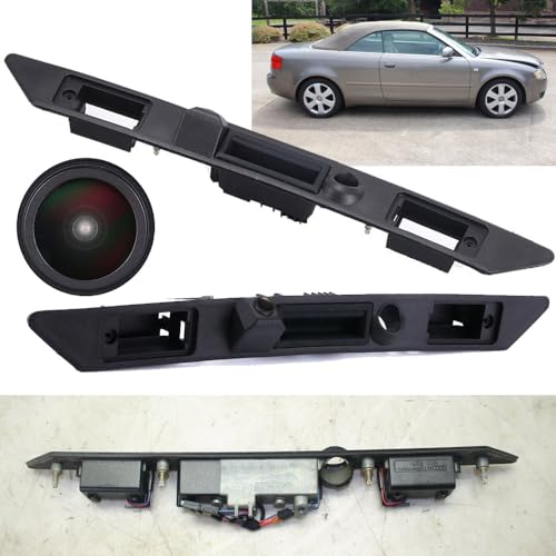 Image of 1280*720 pixels HD Car Rear View Trunk handle Camera Parking Reverse back up camera replacement for Audi A4 S4 RS4 quattro 8E2 B6 8EC B7 B8 Avant 8E5 B6 Cabrio Cabriolet Convertible 8H7 8HE 8ED B6 B7