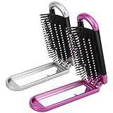 Hochwertiges Material:Dieser haarbürste klein ist aus hochwertigem ABS-Kunststoff gefertigt,langlebig und weich,glatt und leicht,nicht leicht zu verformen,er kann Ihnen helfen,Ihr Haar zu entwirren und es seidig und schmerzfrei zu machen.Mit dieser Bürste können Sie Ihr Haar schön halten und ihm Glanz verleihen.