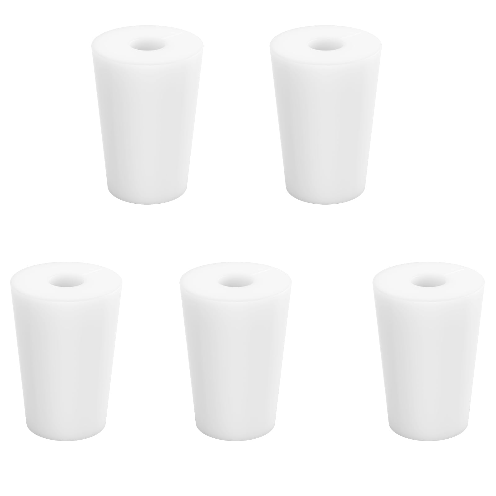 stonylab Silicone Stoppers, 5-Pack Standard 8# Natural Silicone Stoppers with 8 mm Aperture Single-Hole — Amazon image 26