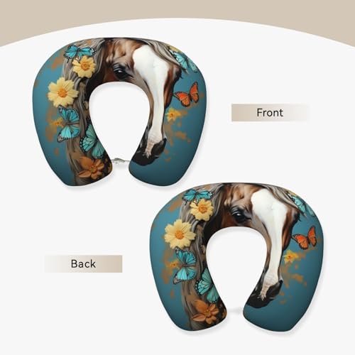 Almohada de viaje de espuma viscoelástica cómoda tamaño único miniatura 2
