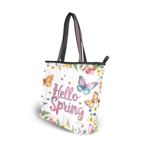 Image of Women Turtle Tote Bag Polyester Handbag Zippered Tote Bag Turtle Tote Purses,Summer Beach Tote Bag