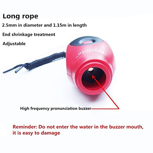OUYAWEI Adjustable Pitch Decibel Electronic Whistle 3 Tone Hand-Held Lanyard Outdoor Sports Referee Emergency Rescue Pigeon Training Whistle Blue