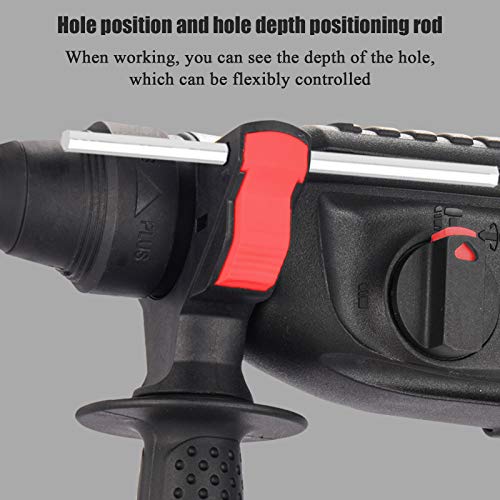 Abbruchhammer (800 W Betonbrecher, 3.2J, SDS-Plus-Werkzeugaufnahme, Schwingungsgedämpfter Handgriff, Flex. Einstellbarer… – Bild 6