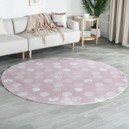 DCT:koiows �J�[�y�b�g ���O �~�`���a100cm ��1�� ����~�ߕt �􂦂� ���O�}�b�g �R�ہE�h�_�j�E�������H 8�T�C�Y23�F�W�J �_�炩�N�b�V������ ���r���O �Q�� �_�C�j���O�Ή� ���g�E�z�b�g�J�[�y�b�g�Ή�