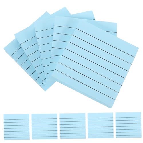 Notes adhésifs colorés avec lignes pour planification et organisation des bureaux
