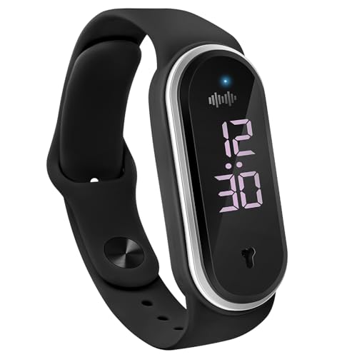 Mosquito Repellent Bracelets Ultrasonic Anti-Mosquito Wristband Mosquito Repellent Bracelet Deet-Free Silicone Bands for Adults Silicone Effect Prevents Mosquitoes from Approaching (Black)