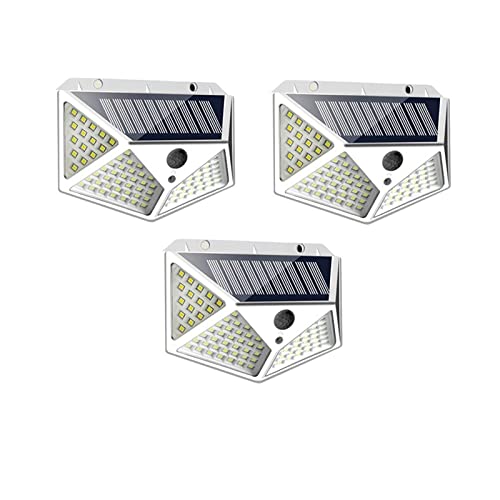 Lampe solaire extérieure 100 LED pour illuminer une allée sombre sans électricité