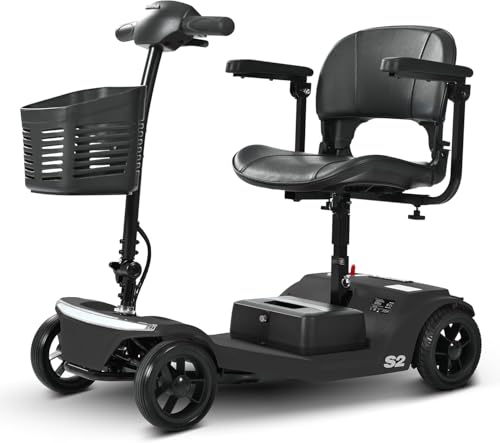 �d���V�j�A�J�[ �܂��� 4�� �y�� �R���p�N�g �d���Ԃ��� 15km 6km/h �ω׏d136kg ���� PSE���� �d���~�j�J�[ �����u���[�L �d���J�[�g ��p ������ ���s�⏕ ����җp ��Q�җp ���S�җp �d���Ԉ֎q (�u���b�N, S2) (�u��