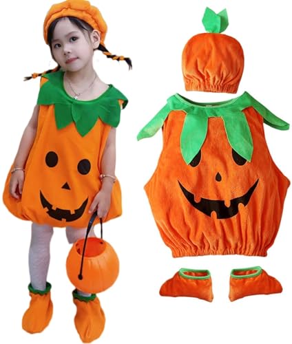 Hubatterik halloween kostüm kürbis kinder kürbis kostüm mit...