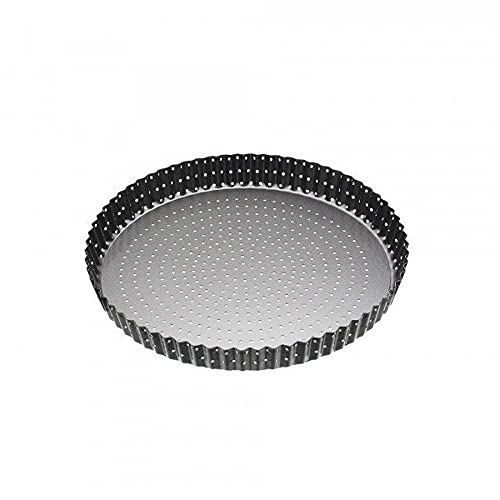 Home Bakery - Moule à tarte fond amovible perforé 28 cm antiadhésif