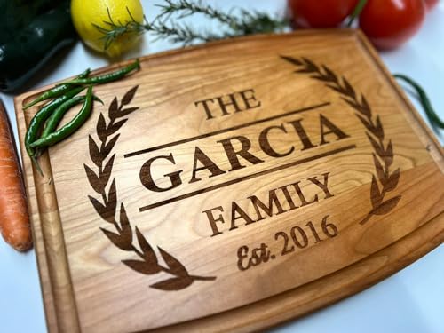 Tabla de cortar rectangular de madera personalizada miniatura 6