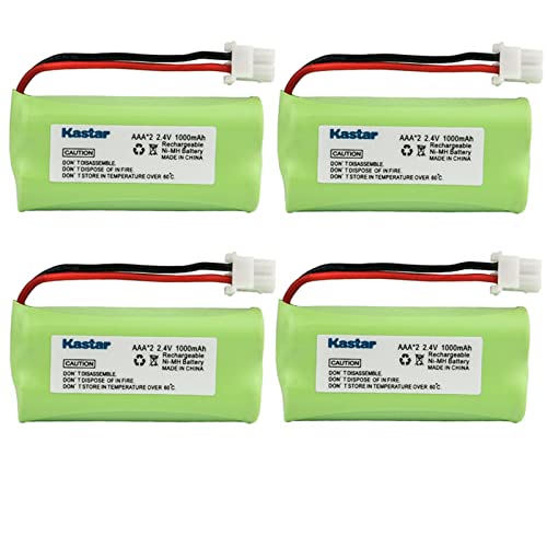 Kastar 4-Pack Battery Replacement for AT&T EL52200 EL52210 EL52251 EL52250 EL52300 EL52303 EL52350 EL52400 EL52450 EL52500 EL52510 TL30100 TL32100 TL32200 TL32300 TL86009 TL86109 TL88102 TL88202