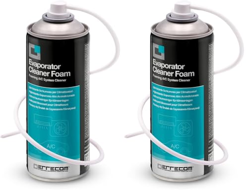 Errecom Evaporator Cleaner Foam, Nettoyant Moussant pour Evaporateurs en Bouteille Aérosol, 400 mL