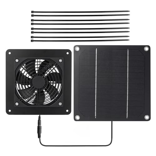 Ventilateur panneau solaire pour éliminer la chaleur du poulailler et l'humidité du garage