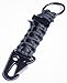 Bomber Military Grade Type III 7 Strand Paracord Carabiner Survival Keychain Lanyard - Military Green