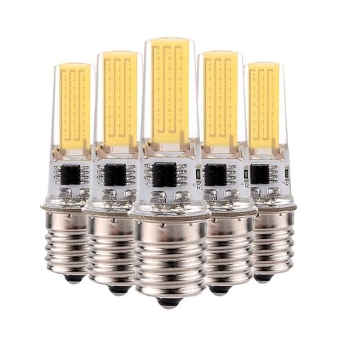 Jiaxu luci ad ampio voltaggio 5pack LED Lampadine Lampadine Crystal Spotlight Lampada E17 Dimmable 3W Sostituisci 30 W 2508 COB 300LM Bianco caldo / Cool Decorazione bianca Lampadine per la casa ( Col