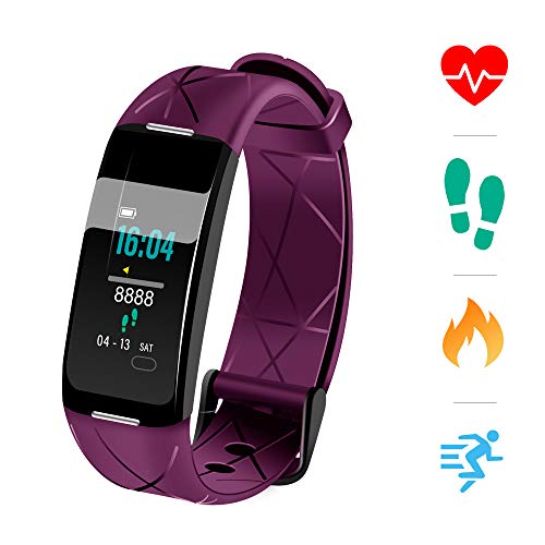 Sonkir Fitness Tracker HR Montre de Suivi d'activité avec Moniteur de fréquence Cardiaque, podomètre, 8 Modes de Sport, Compteur de Calories, Moniteur de Sommeil, Bracelet étanche IP68