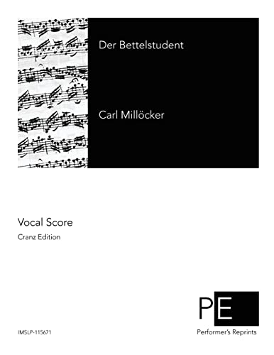 Der Bettelstudent [German] 1511820144 Book Cover