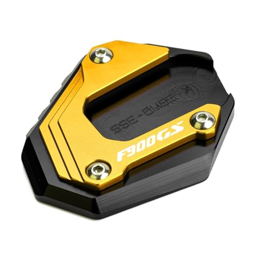 Béquille moto F900GS ADV 2024 : plaque support latéral haut de gamme en aluminium