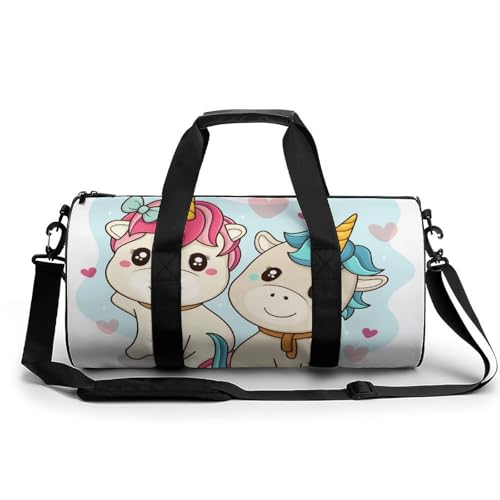 Sac de sport licorne 45x23x23cm parfait pour le gym et le camping