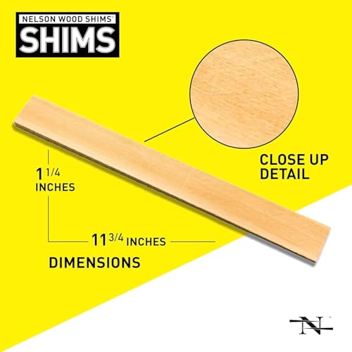 Image of Wood Snapping Shim, 3 /8 x 1-3 /8 x 12-In., 42-Pk.