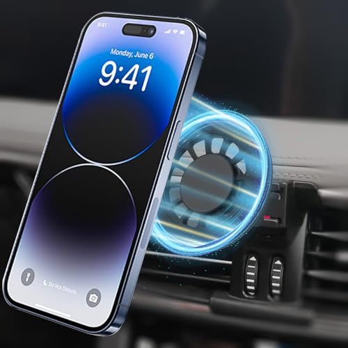 Zchan Car Phone Holder Mount for Ford Escape 2020-2026 Car Accessories Car Mount 360°Rotation for Car Phone Holder Magnetic Hands Free Compatible with iPhone Samsung Smartphones