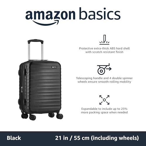 Amazon Basics LN20164-20-BL Expandable Hardside Carry-On Luggage thumb #1