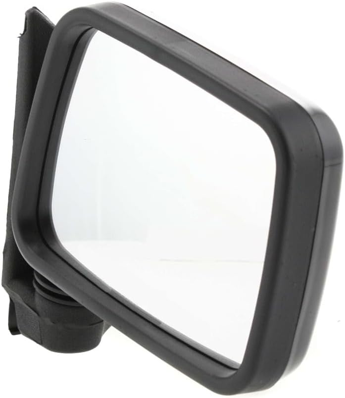 KarParts360 For Isuzu Pickup 1994 1995 Door Mirror Passenger Side | Manual Glass | Non-Heated | Foldaway | Black | Primed | Convex Glass | Replacement For IZ1321105 | 8970853713