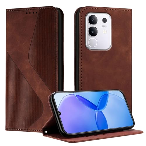 Étui Vivo Y30 4G marron pour éviter les rayures d'écran dans votre sac