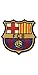 Haberdashery Online Parche Termoadhesivo Barça Oficial. Escudo F.C. Barcelona Bordado. Insignia Barça Grande. Ref. 3333