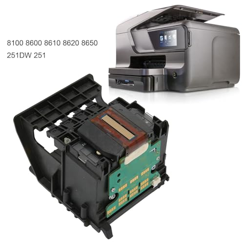 Tête d'impression buse couleur Akozon pour Officejet 8610 251dw