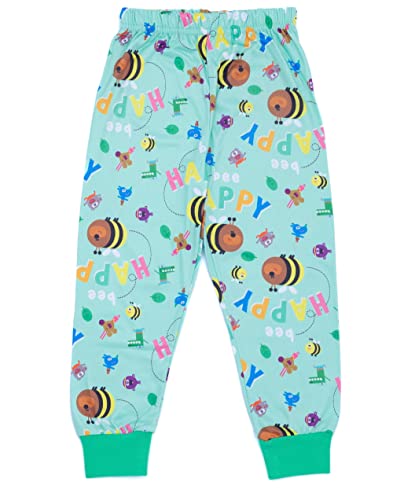 Girls Pajama Set | Childrens Blue & Green Loungewear T-Shirt & Pants Complete PJ Bundle | Bee Kind with Duggee3