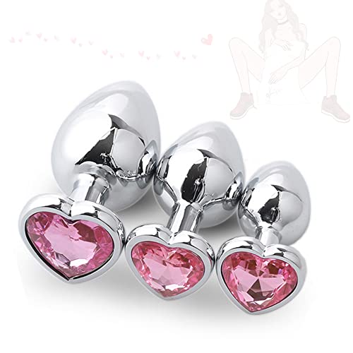 3pc / Set de Juegos Femeninos Àmàl Plǖg Women's Ạnạl Beạds Trainer Kit-con Base Rosa-fácil de Limpiar y Saludable Cover