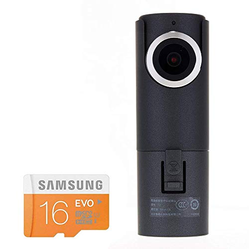 Goluk T2 Mini WI-FI Dash Cam Compact Ultra HD 1080P 152° WDR Car Dash Cam with G-sensor for Motion Detection, Parking Monitor Loop Recording ，16 GB SD card Included