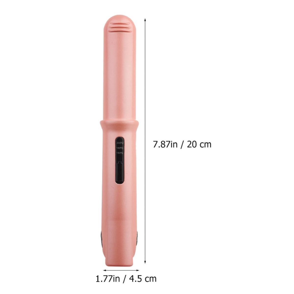 INOOMP Plancha de Pelo Mini Portátil Calentamiento Rápido 25w 160℃-200℃ Herramienta Versátil para Alisar y Rizar Cabello en Rutina Diaria