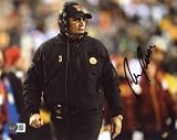 RON RIVERA SIGNED 8x10 PHOTO WASHINGTON COMMANDERS HEAD COACH RARE BECKETT BAS