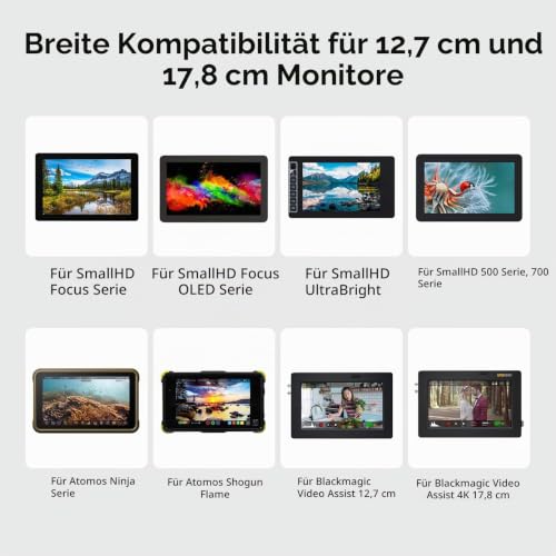 SMALLRIG Kamera Monitor Mount mit Kaltschuhadapter & Anti-Twist-Design – Ansicht 6