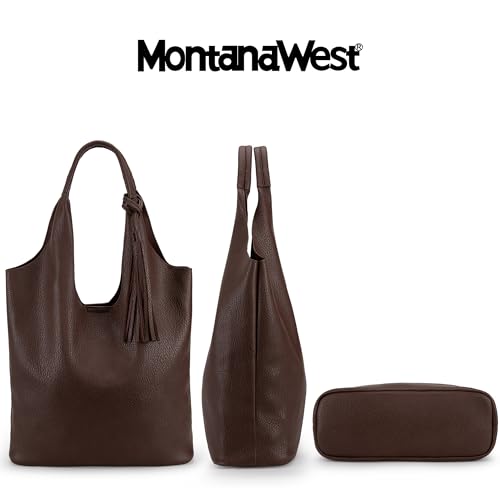Image of Montana West Slouchy Hobo Bags for Women Soft Designer Shoulder Purses Ladies Top Handle Handbag