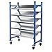 Mobile Pick Tray Rack, 52inW, 28inD, 72inH