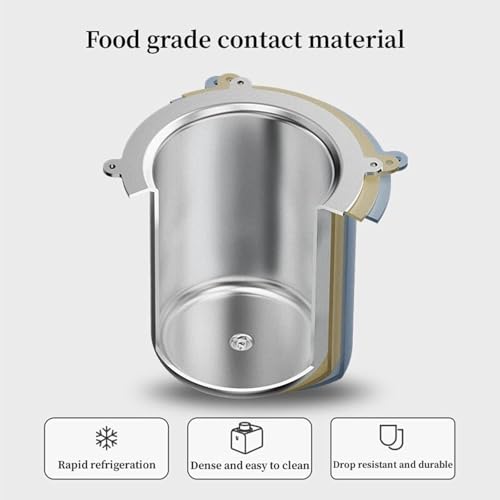 Eismaschine - 500 ml Sorbet und Frozen Joghurt Maschine mit 4 Modi, Soft Serve Desktop Eismaschine für Zuhause, Snackshop, Café – Bild 5