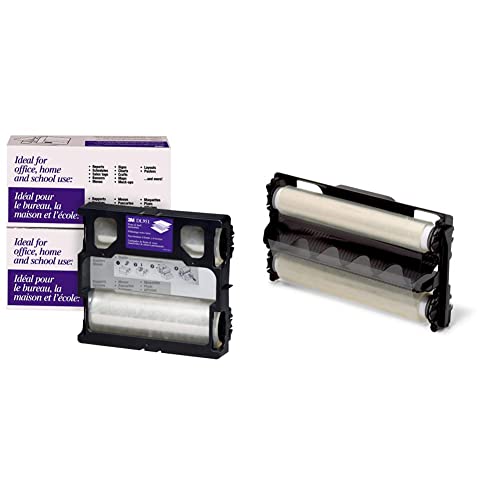 Image of Scotch Brand 3M Dual Laminate Refill-Cartridge DL951, 8.5 Inches x 100 Feet (DL951), Clear & Front and Back Lamination Refill Cartridge, Heat-Free, Can Accommodate Items up to 12 inch Wide (DL961)