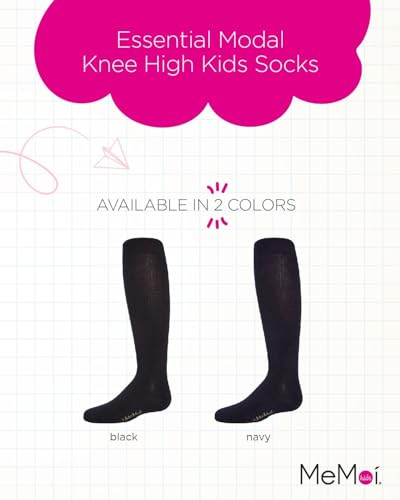 MeMoi Essential Modal Knee High Kids Socks2