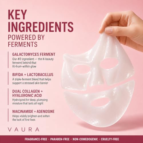 VAURA Collagen Gel Hydrogel Face Mask - Image 4