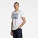 G-STAR RAW Mens Premium Graphic T-Shirt, White, X-Large US