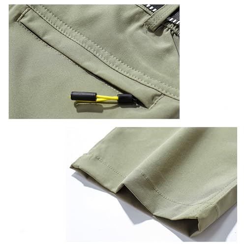 Men's Outdoor Quick Drying Pants are Lightweight, Breathable, Sun Resistant, Hiking, and Mountaineering Loose Pant4
