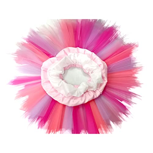 Topdress Women's 1950S Vintage Tutu Petticoat Ballet Bubble Skirt (26 Colors) Coral Fuchsia M #TOP2