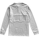 Kings Of NY Classic Mens Long Sleeve Sports Polo Rugby Shirt Medium Heather Grey