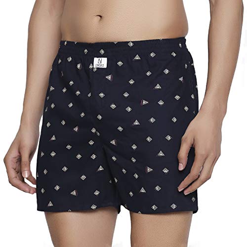 Image of Longies Men's Cotton Printed Regular Boxer Shorts